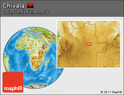 Physical Location Map of Chivala