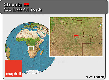 Satellite Location Map of Chivala