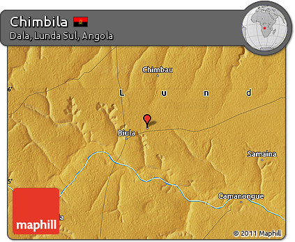 Physical Map of Chimbila