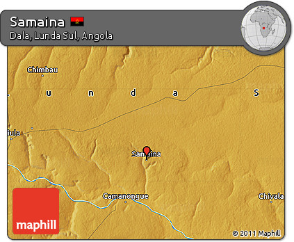 Physical Map of Samaina