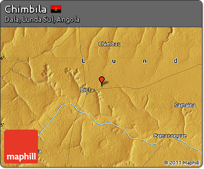 Physical Map of Chimbila
