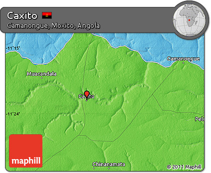 Political Map of Caxito