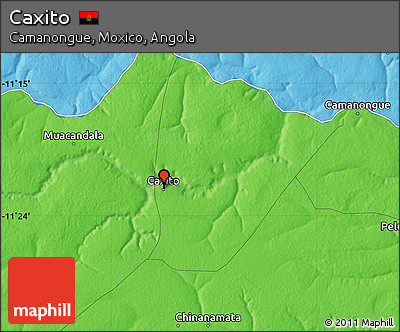 Political Map of Caxito