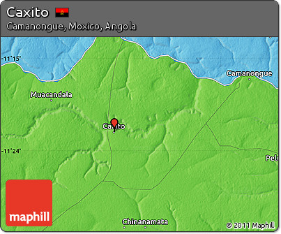 Political Map of Caxito