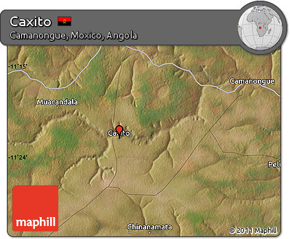 Satellite Map of Caxito