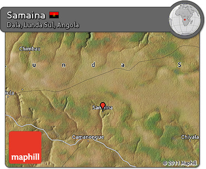 Satellite Map of Samaina