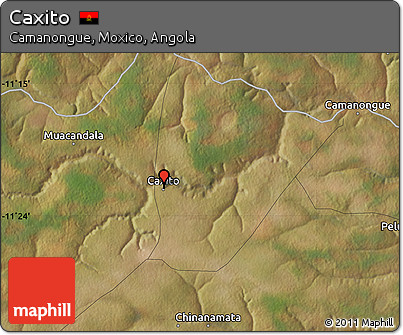 Satellite Map of Caxito