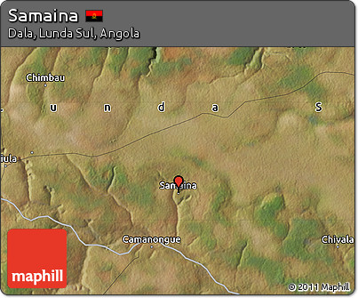 Satellite Map of Samaina