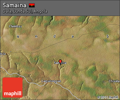 Satellite Map of Samaina