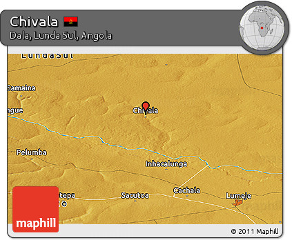 Physical Panoramic Map of Chivala