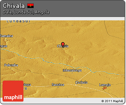 Physical Panoramic Map of Chivala