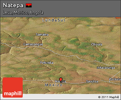 Satellite Panoramic Map of Natepa