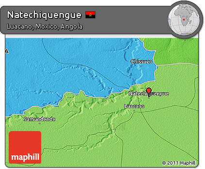 Political 3D Map of Natechiquengue