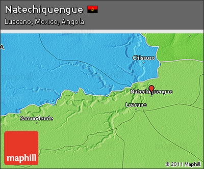 Political 3D Map of Natechiquengue
