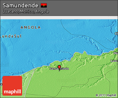 Political 3D Map of Samundende