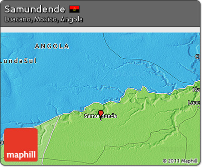 Political 3D Map of Samundende