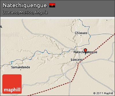 Shaded Relief 3D Map of Natechiquengue