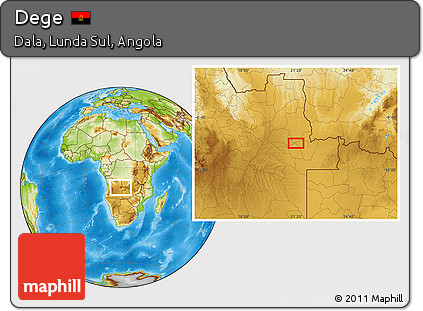 Physical Location Map of Dege