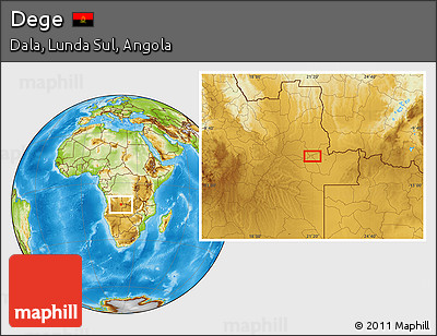 Physical Location Map of Dege