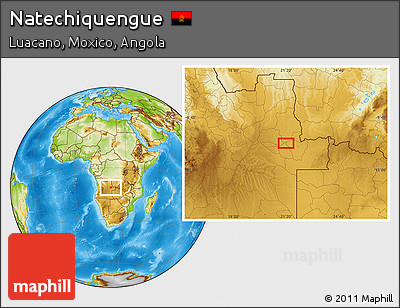 Physical Location Map of Natechiquengue