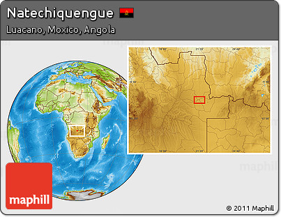 Physical Location Map of Natechiquengue