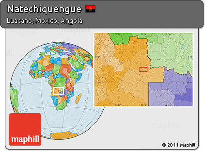 Political Location Map of Natechiquengue