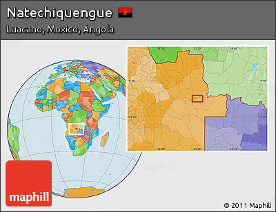 Political Location Map of Natechiquengue