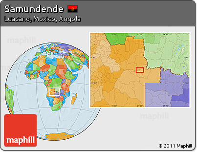 Political Location Map of Samundende