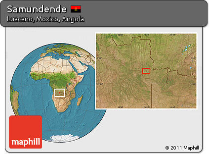 Satellite Location Map of Samundende