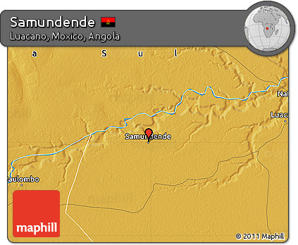 Physical Map of Samundende