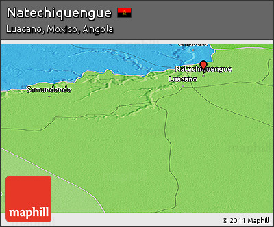 Political Panoramic Map of Natechiquengue