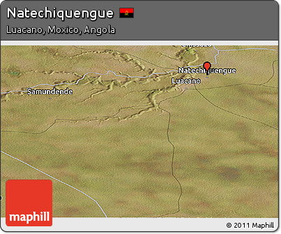 Satellite Panoramic Map of Natechiquengue
