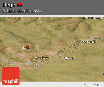 Satellite Panoramic Map of Dege