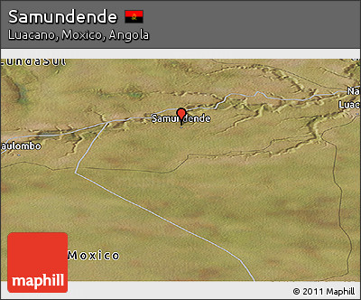 Satellite Panoramic Map of Samundende
