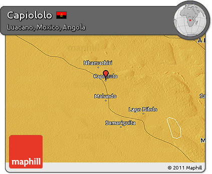 Physical 3D Map of Capiololo