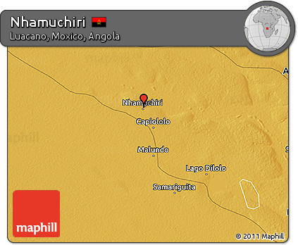 Physical 3D Map of Nhamuchiri