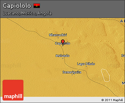 Physical 3D Map of Capiololo