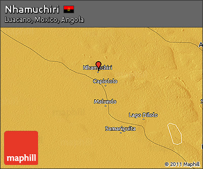 Physical 3D Map of Nhamuchiri