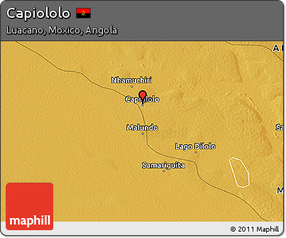 Physical 3D Map of Capiololo