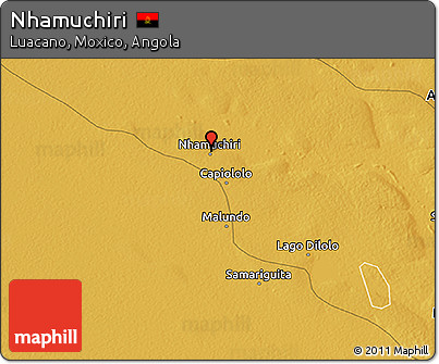 Physical 3D Map of Nhamuchiri
