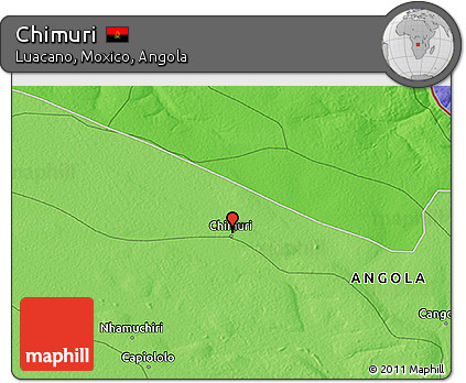 Political 3D Map of Chimuri