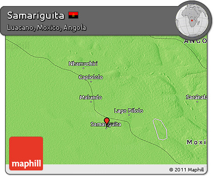Political 3D Map of Samariguita