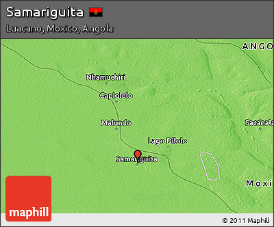 Political 3D Map of Samariguita