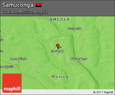 Political 3D Map of Samuconga