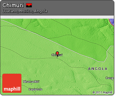 Political 3D Map of Chimuri