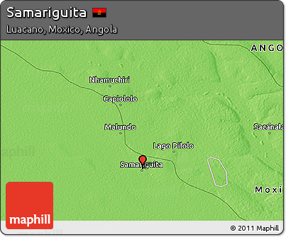Political 3D Map of Samariguita