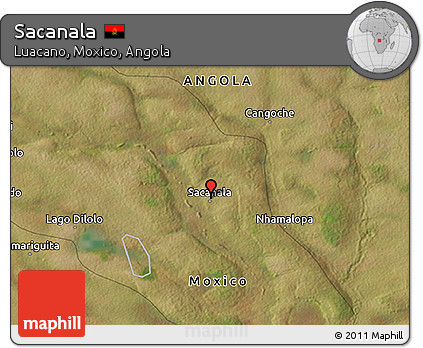 Satellite 3D Map of Sacanala
