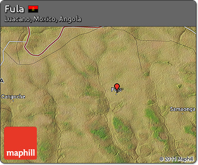 Satellite 3D Map of Fula