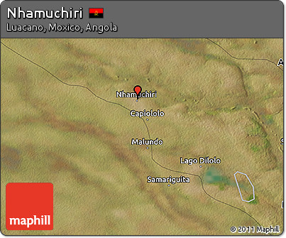 Satellite 3D Map of Nhamuchiri