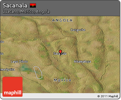 Satellite 3D Map of Sacanala